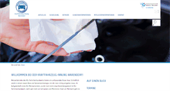 Desktop Screenshot of kfzinnung-waf.de